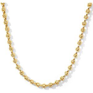Women Gold 14k Gold Plated Chunky Link Adjustable Link Choker Chain Hip-hop Neck